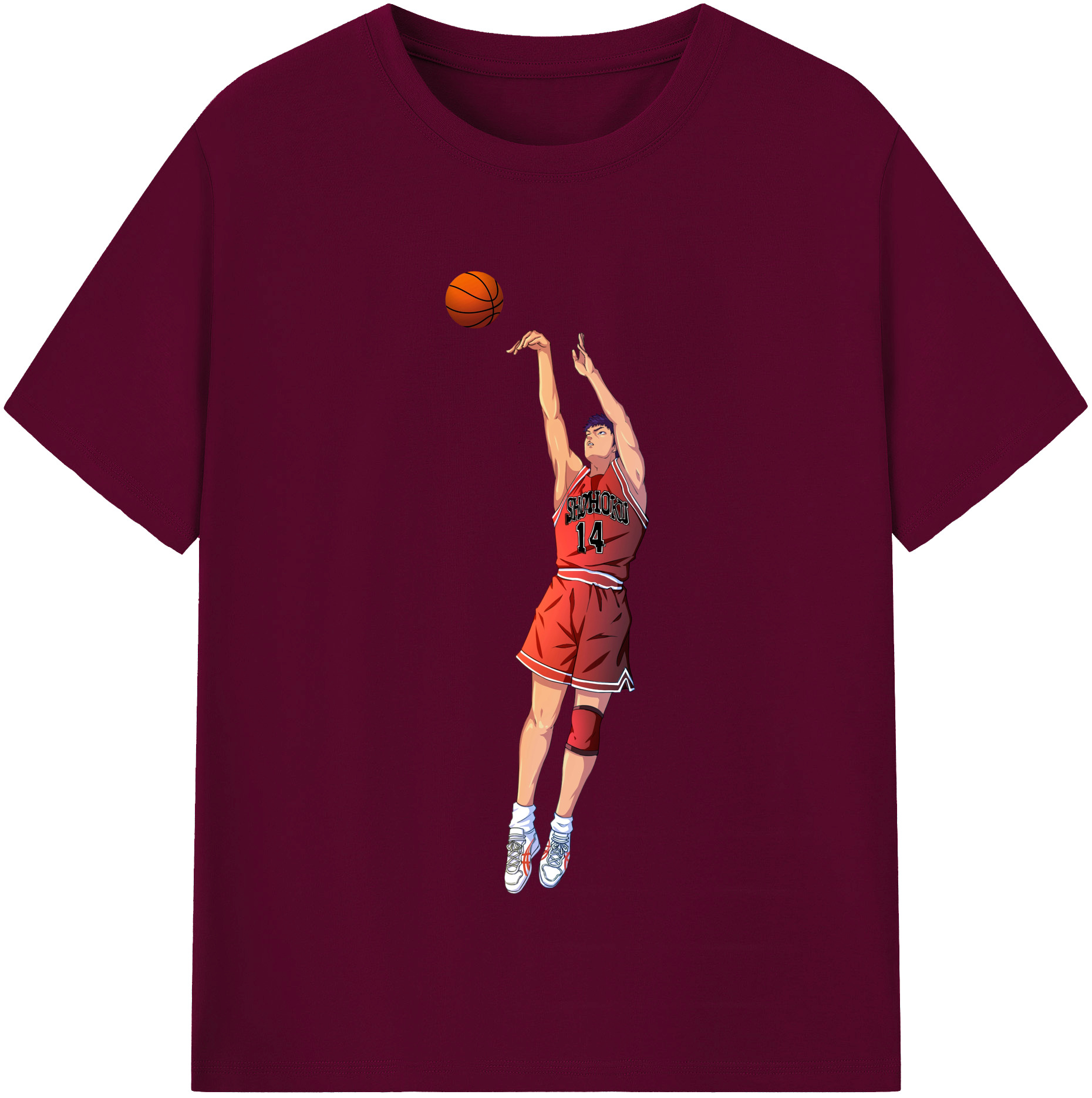 （画像用） SLAM DUNK／スラムダンク レディースカジュアルプリントTシャツ（綿100％）